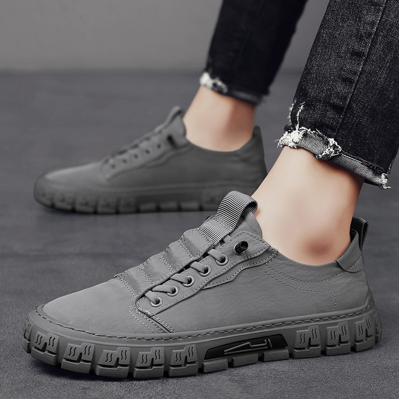 Sneaker Herren Regular Fit Freizeit samtartiges Canvas