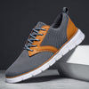 Sneaker Herren Regular Fit Freizeit Mesh & veganem Leder