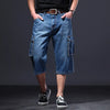 Cargo-Shorts Herren Relaxed Fit Freizeit