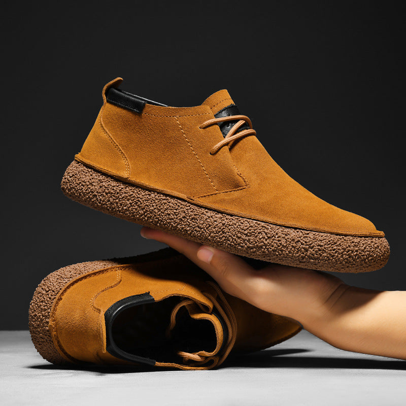 Herren Chukka Stiefeletten Regular Fit Freizeit mit strukturierter Sohle