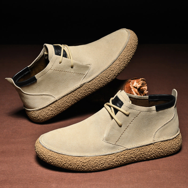 Herren Chukka Stiefeletten Regular Fit Freizeit mit strukturierter Sohle
