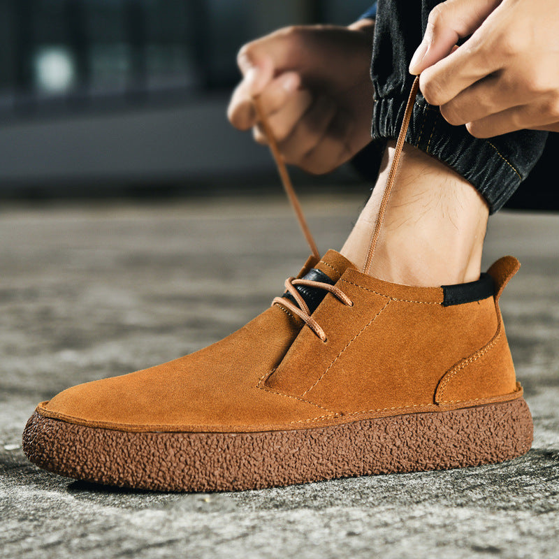 Herren Chukka Stiefeletten Regular Fit Freizeit mit strukturierter Sohle