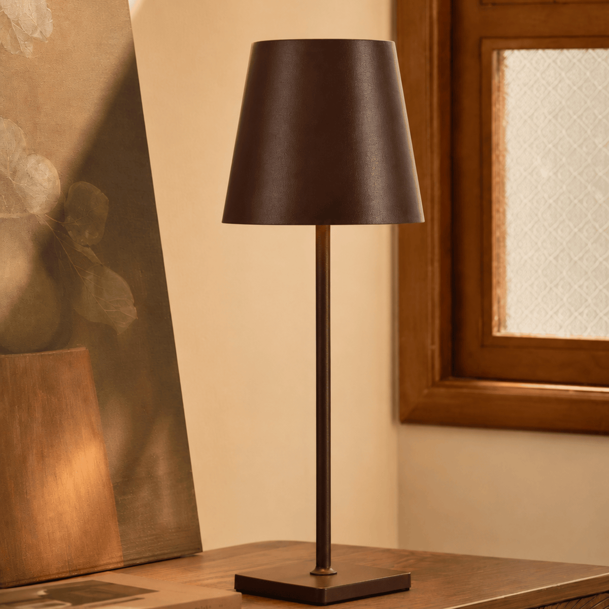 Wiederaufladbare Touch-Lampe Modernes Design für Wohn- und Außenbereich