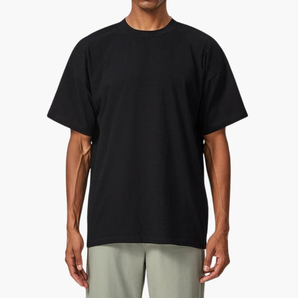 Herren Oversize T-Shirt mit kurzem Arm und Rundhalsausschnitt