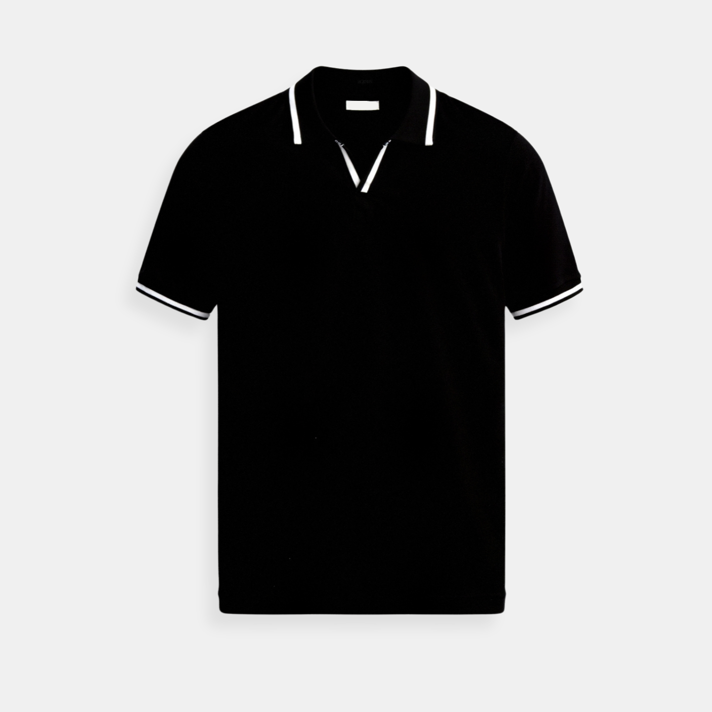 Herren Slim Fit Polo-Shirt Kurzarm Freizeit Kontrastdetails