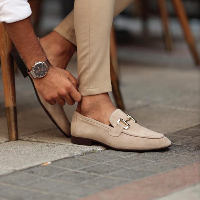 Herren Loafer Slipper mit Pferdebit-Detail für Freizeit und Büro