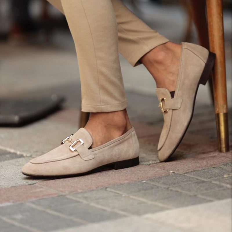 Herren Loafer Slipper mit Pferdebit-Detail für Freizeit und Büro
