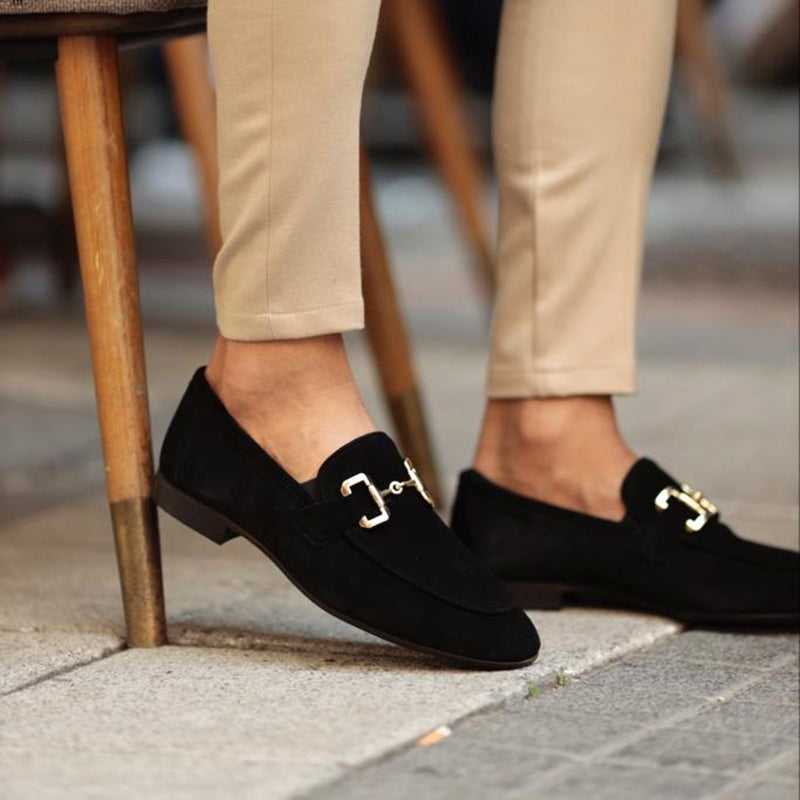 Herren Loafer Slipper mit Pferdebit-Detail für Freizeit und Büro