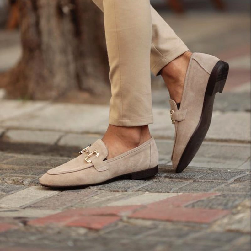 Herren Loafer Slipper mit Pferdebit-Detail für Freizeit und Büro