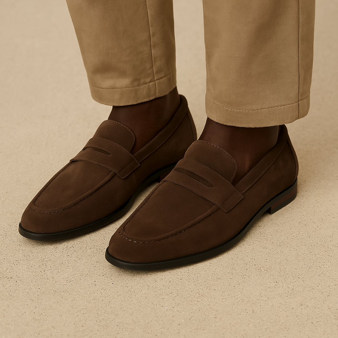 Herren Penny Loafers - Klassische Slipper Schuhe