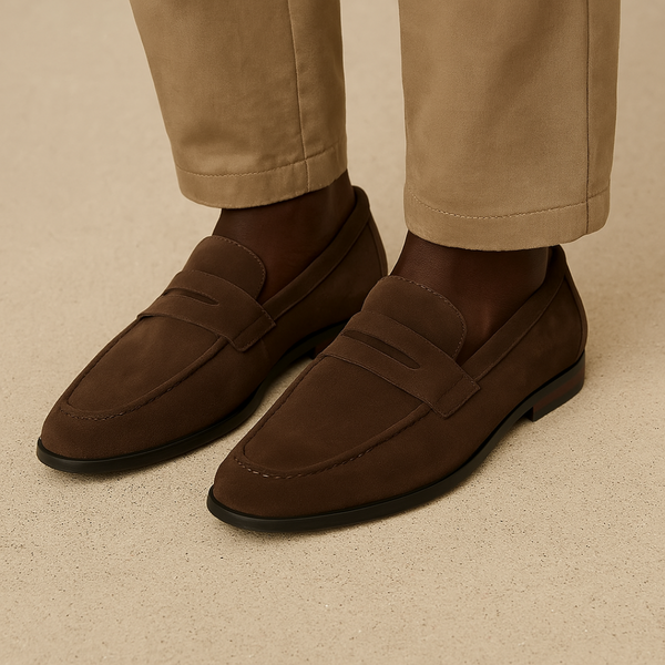Herren Penny Loafers - Klassische Slipper Schuhe