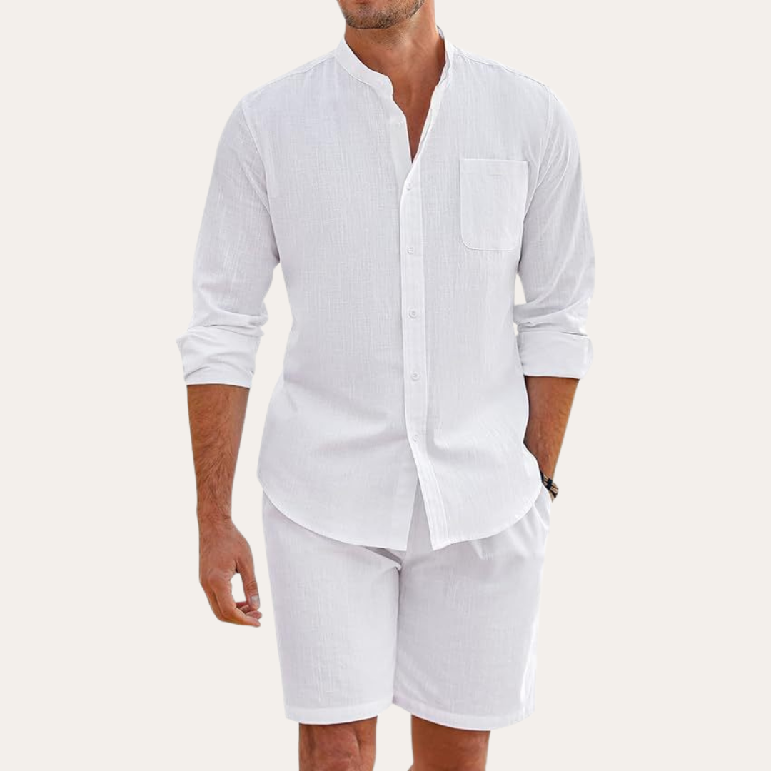 Herren Zwei-Teiliges Set Relaxed Fit Freizeit