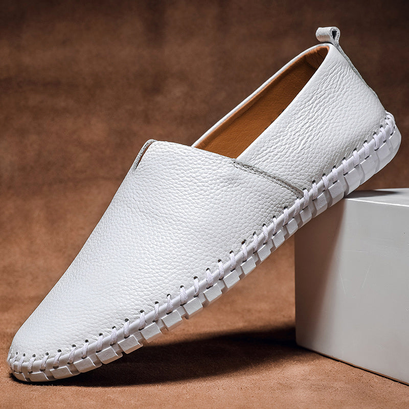 Minimalistische Herren Loafers aus echtem Leder | Bequemes Design für Eleganz und Stil 0