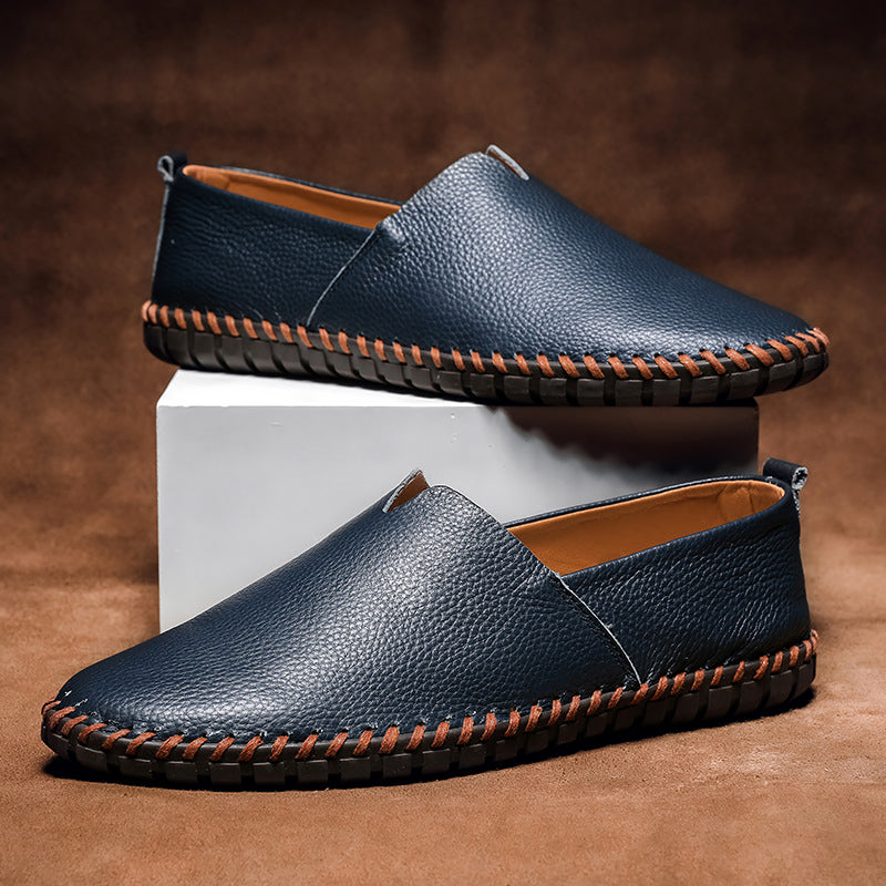 Minimalistische Herren Loafers aus echtem Leder | Bequemes Design für Eleganz und Stil 1