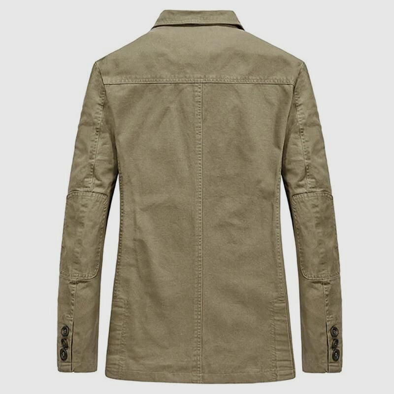 Moderne Blazerjacke für Herren mit Knopfverschluss | Lässiger Stil für Alltag und Büro 3