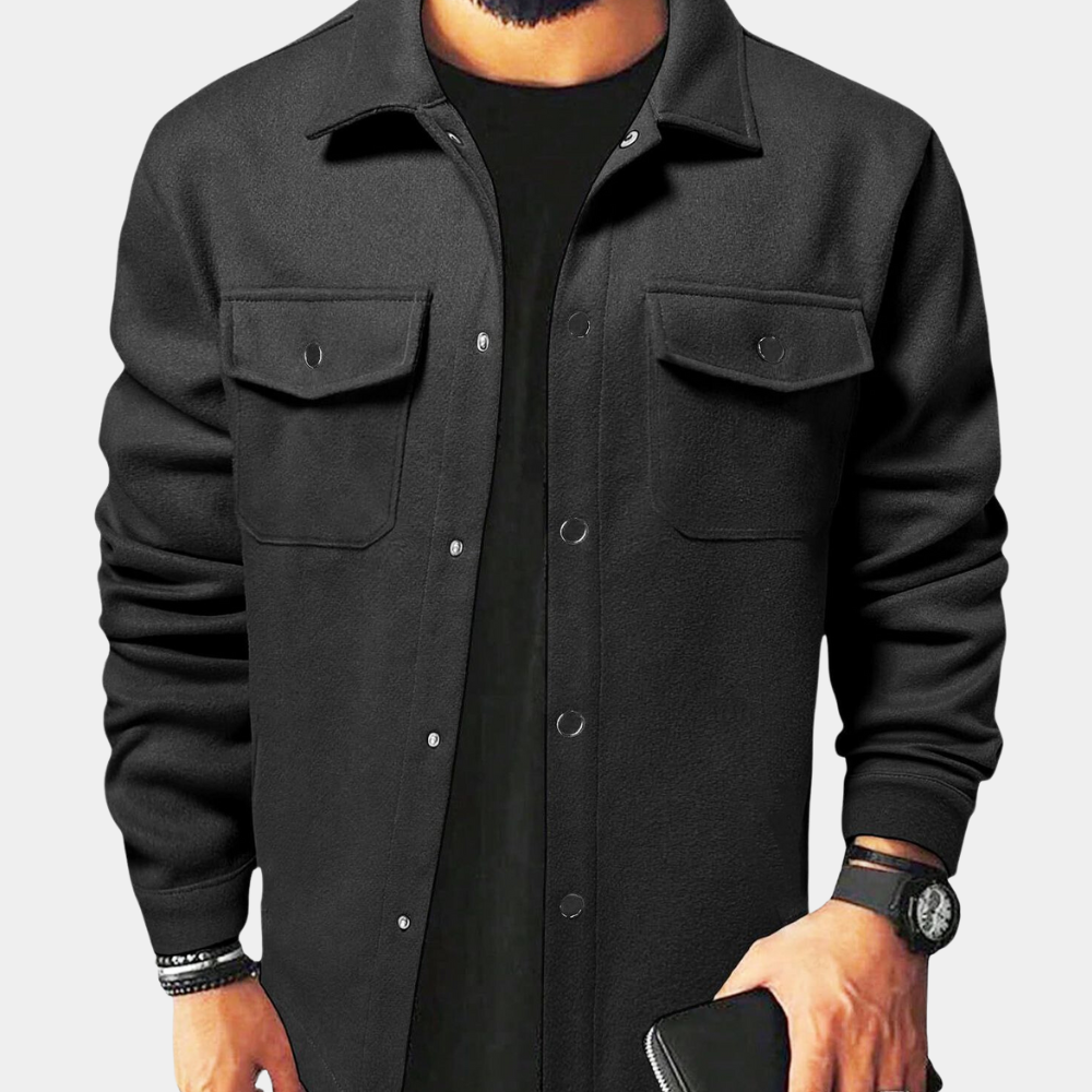 Moderne Herren Jacke | Sommerjacke mit Brusttaschen | Bequem und Stilvoll für Vielseitige Anlässe 1