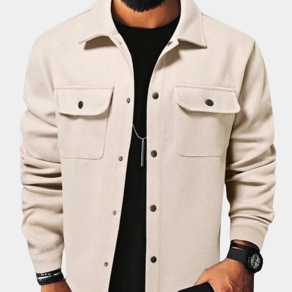 Moderne Herren Jacke | Sommerjacke mit Brusttaschen | Bequem und Stilvoll für Vielseitige Anlässe 5