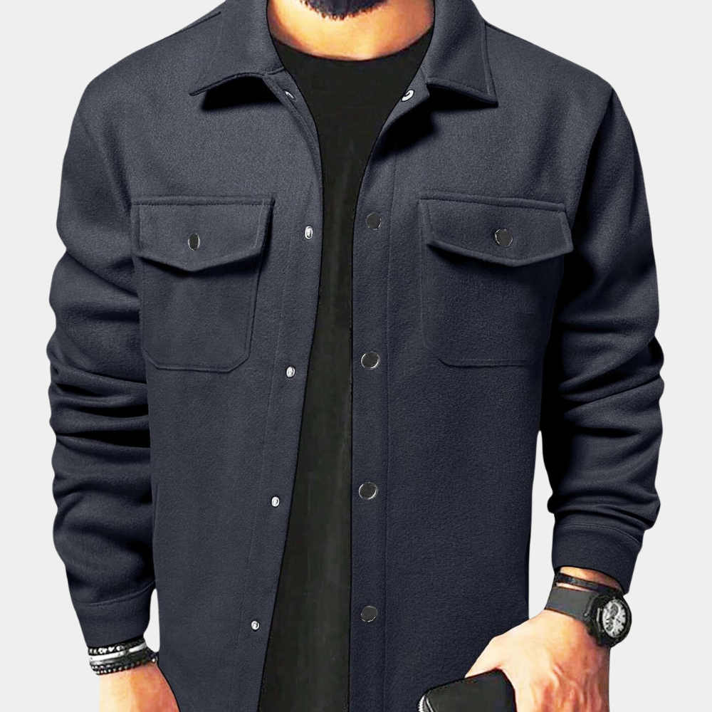 Moderne Herren Jacke | Sommerjacke mit Brusttaschen | Bequem und Stilvoll für Vielseitige Anlässe 7