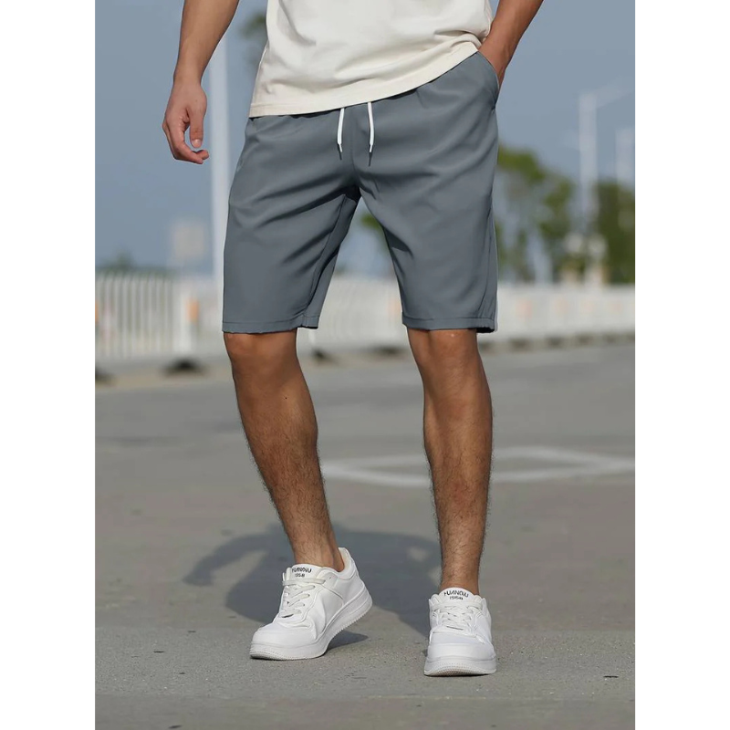 Moderne Kurze Hosen Herren | Niedrige Leibhöhe mit Kordelzug | Bequeme Passform für Alltag und Freizeit 0
