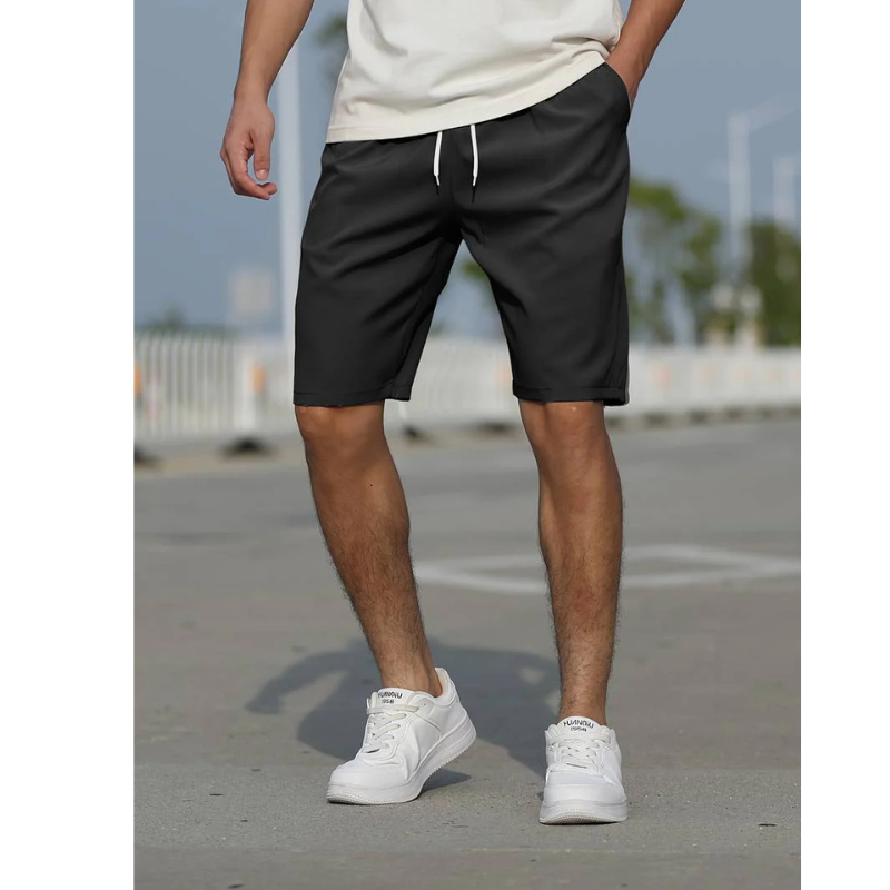 Moderne Kurze Hosen Herren | Niedrige Leibhöhe mit Kordelzug | Bequeme Passform für Alltag und Freizeit 2
