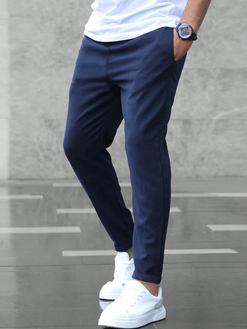 Moderne Slim Fit Herrenhose mit Kordelzug | Bequeme Passform für Alltag 3