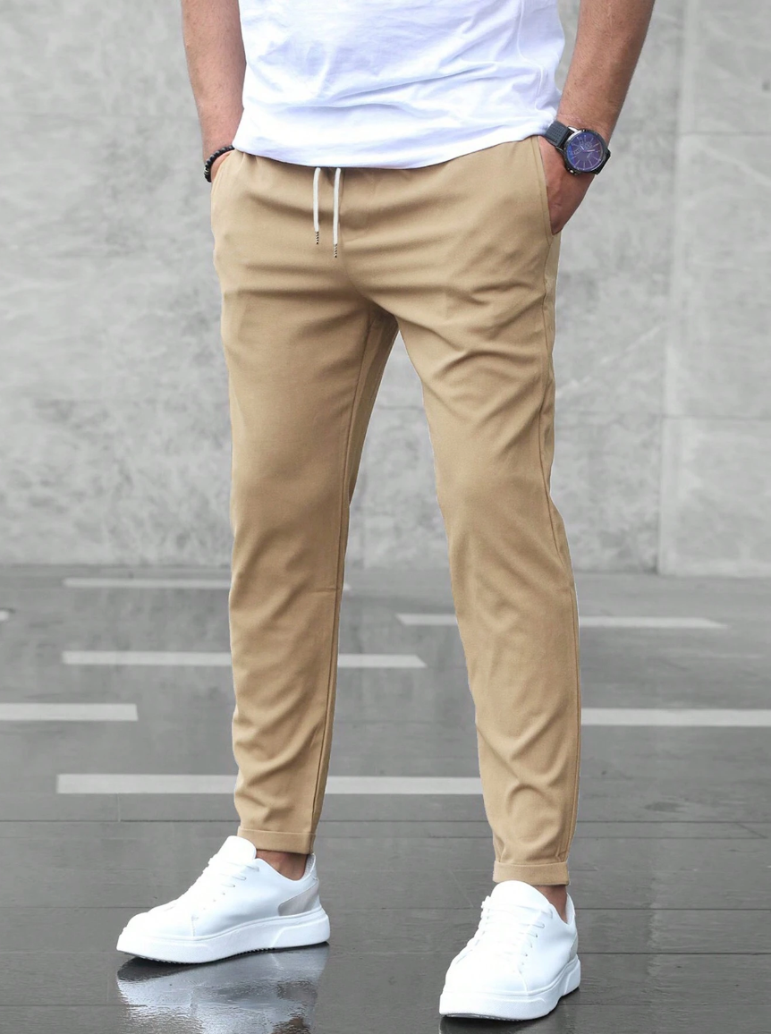 Moderne Slim Fit Herrenhose mit Kordelzug | Bequeme Passform für Alltag 5