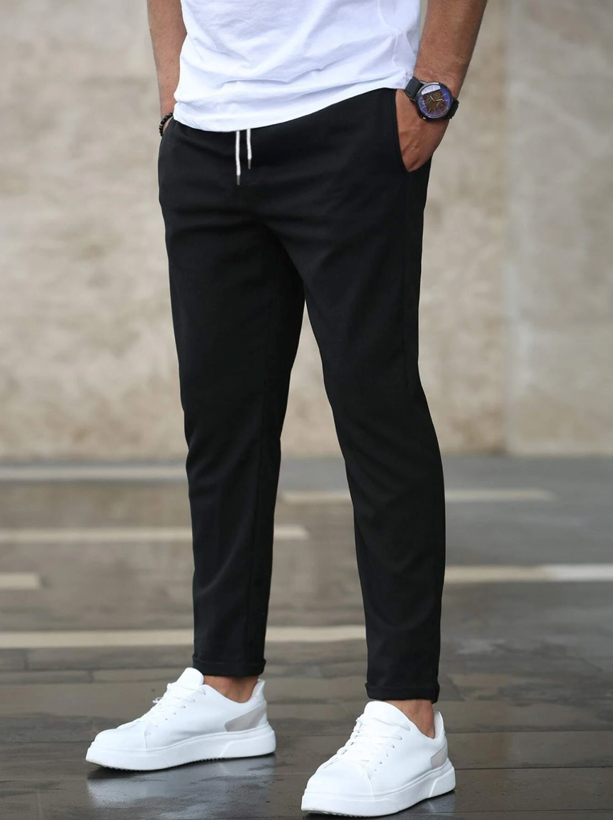 Moderne Slim Fit Herrenhose mit Kordelzug | Bequeme Passform für Alltag 7