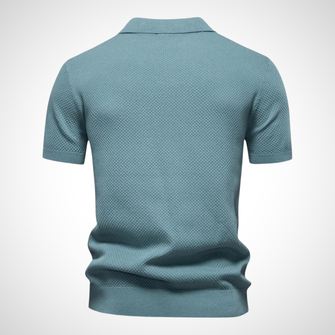 Modisches Herren Polohemd | Figurbetonte Passform aus Baumwollmix | Atmungsaktives Design für Komfort und Vielseitigkeit 5