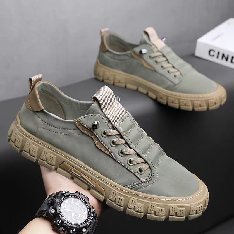 Sneaker Herren Regular Fit Freizeit samtartiges Canvas