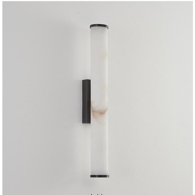 Wandleuchte Minimalistisch Kupfer Marmor LED Wohnzimmer