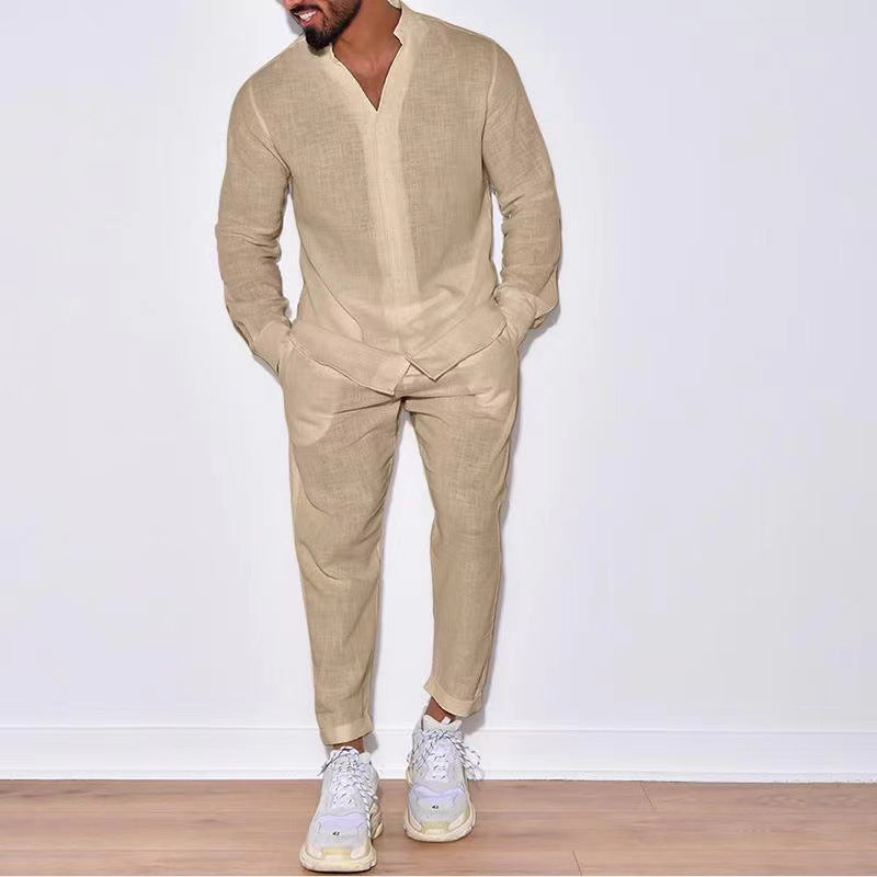 Zweiteiler Herren Leicht Sommer Casual