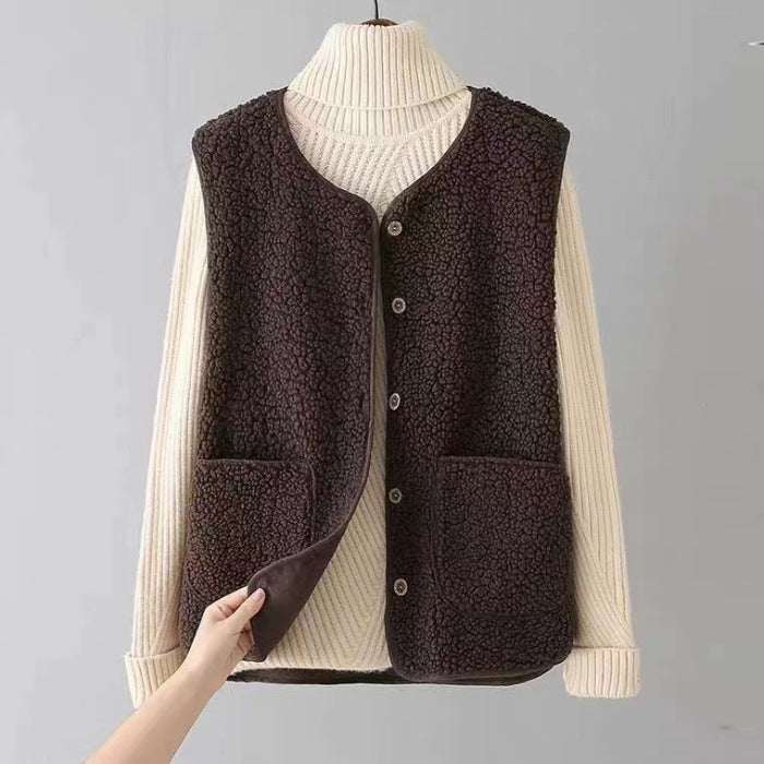 Weste Damen Regular Fit Freizeit leichte Wärme