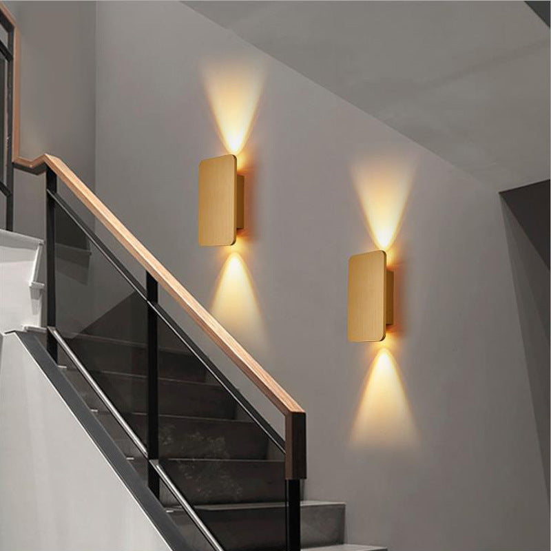 Innenwandlampe Modern Rechteckig 2-flammig Wohnzimmer Schlafzimmer