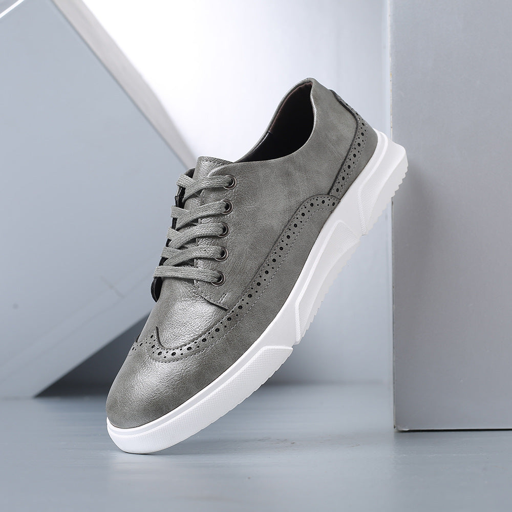 Sneaker Herren Casual Brogue mit gepolsterter Sohle