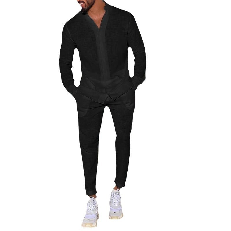 Zweiteiler Herren Leicht Sommer Casual