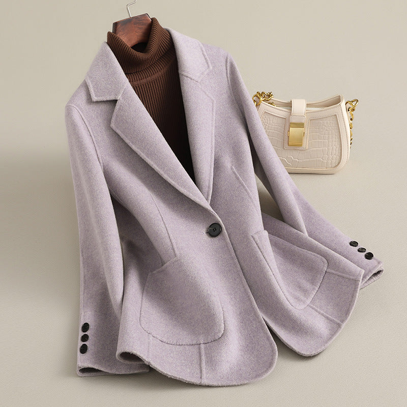 Damen Wollblazer Slim Fit Business Elegant