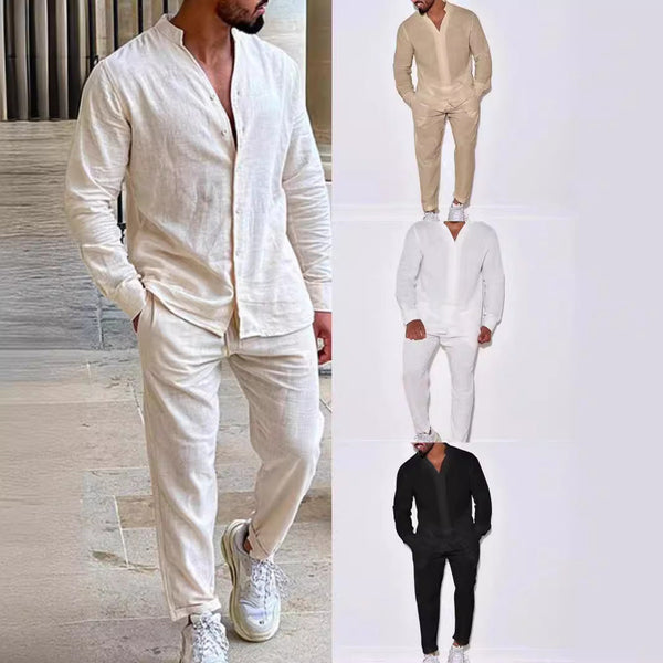 Zweiteiler Herren Leicht Sommer Casual