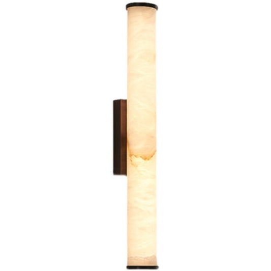 Wandleuchte Minimalistisch Kupfer Marmor LED Wohnzimmer