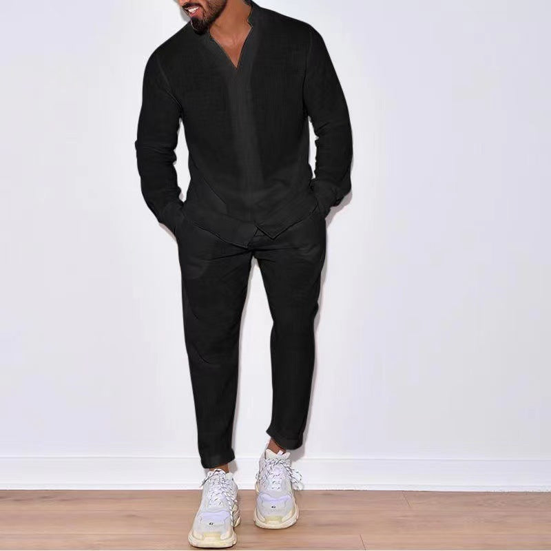 Zweiteiler Herren Leicht Sommer Casual