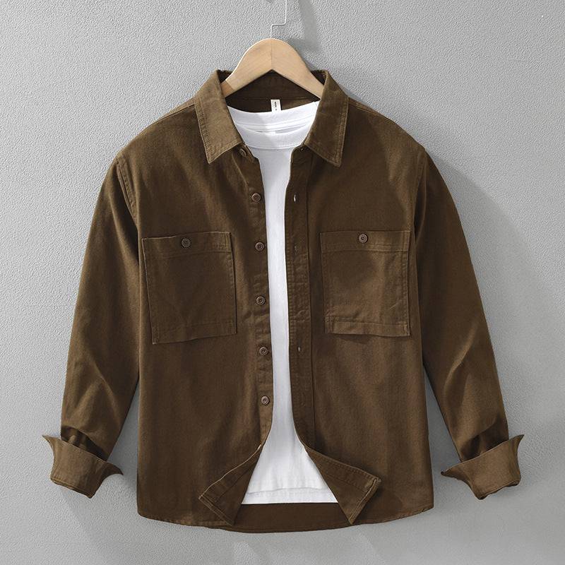 Overshirt Herren Relaxed Fit Freizeit lässig