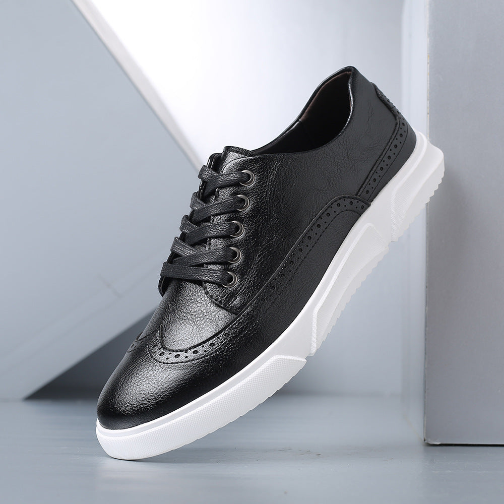 Sneaker Herren Casual Brogue mit gepolsterter Sohle