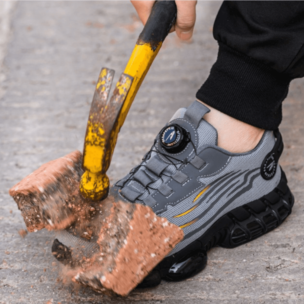 Orthopädische Sicherheitsschuhe S3 | Atmungsaktive Arbeitsschuhe mit Breiter Zehenkappe | Komfort für Lange Arbeitstage 3