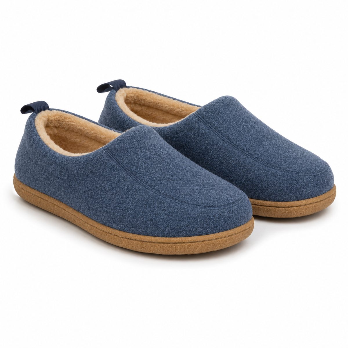 Hausschuhe Herren & Damen Fleece Warm Rutschfest Innen & Außen