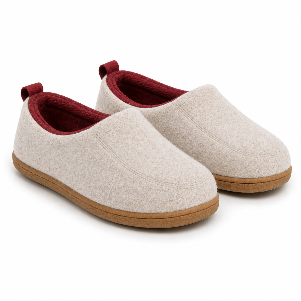 Hausschuhe Herren & Damen Fleece Warm Rutschfest Innen & Außen