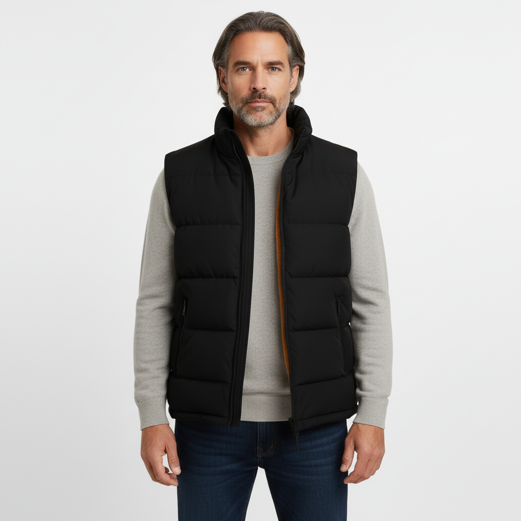 Outdoorweste Thermo Herren Regular Fit Winter Outdoor