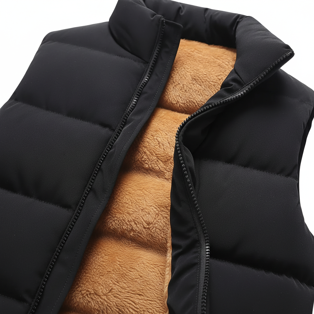 Outdoorweste Thermo Herren Regular Fit Winter Outdoor
