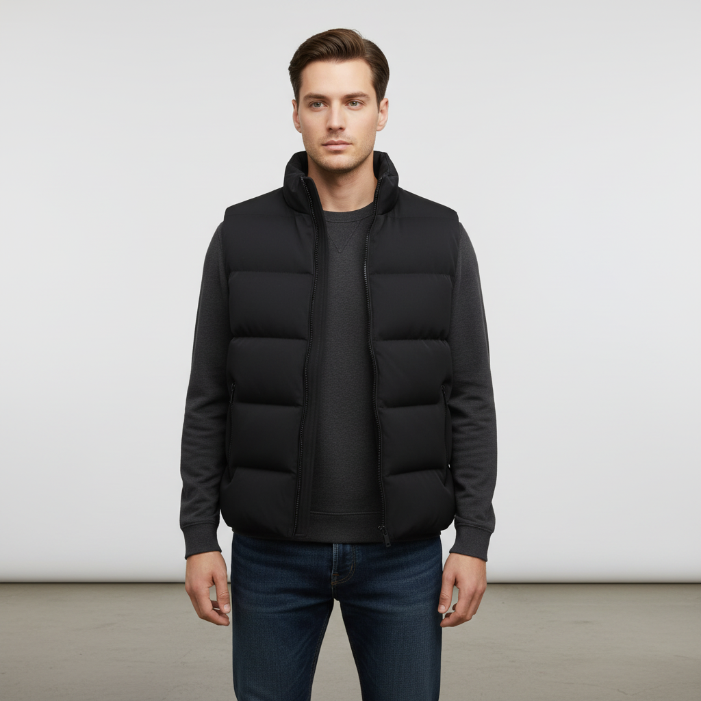 Outdoorweste Thermo Herren Regular Fit Winter Outdoor