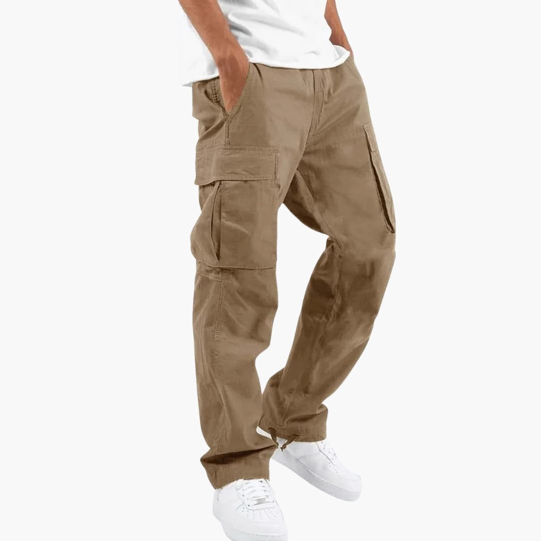 Cargohose Herren Slim Fit – Taillierte Hose mit mehreren Taschen |  Alltag, Bequem & Stilvoll