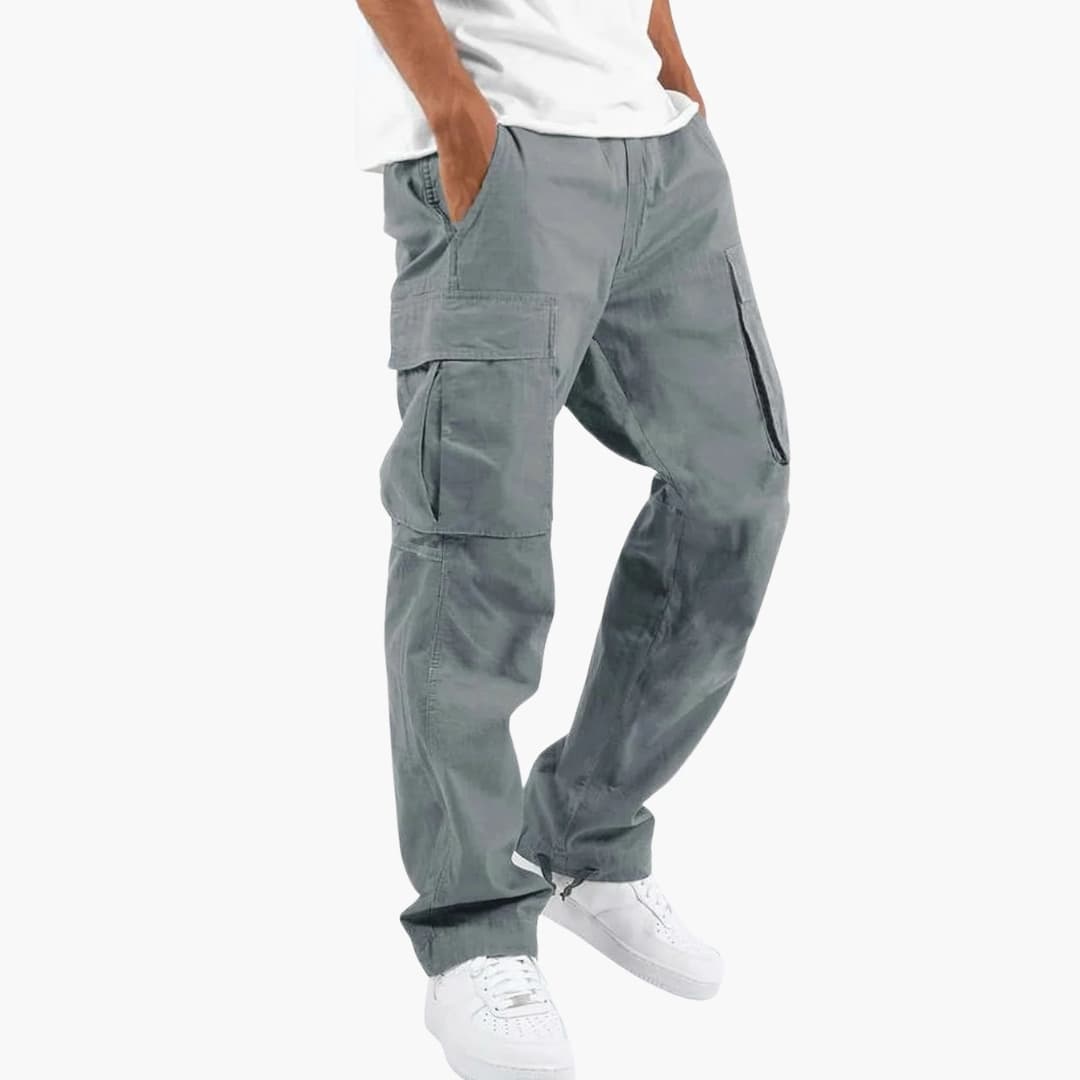 Cargohose Herren Slim Fit – Taillierte Hose mit mehreren Taschen |  Alltag, Bequem & Stilvoll