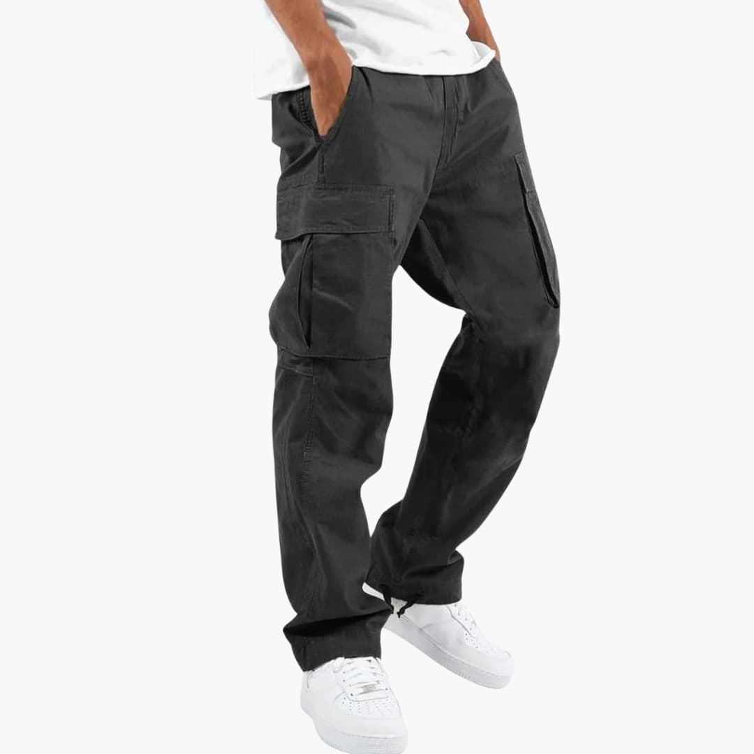 Cargohose Herren Slim Fit – Taillierte Hose mit mehreren Taschen |  Alltag, Bequem & Stilvoll